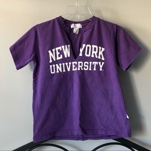 New York University NYU V-neck T-shirt
